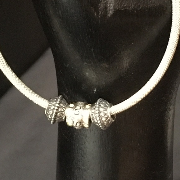 Sterling silver charm set. Originality beads. - Picture 5 of 9